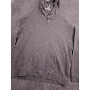 Nike Hoodie Mens 2XL XXL Center Swoosh Travis Scott Fleece Heather Gray Casual